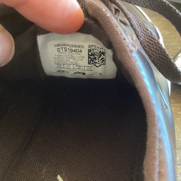 Sperry Top Sider Mens Leather Lace Up Casual Shoes Brown Size 10 - Picture 15 of 15